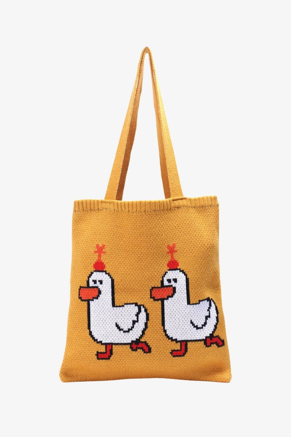 The Duck Twins Knit Bag