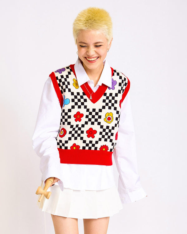 The Floral Funk Vest