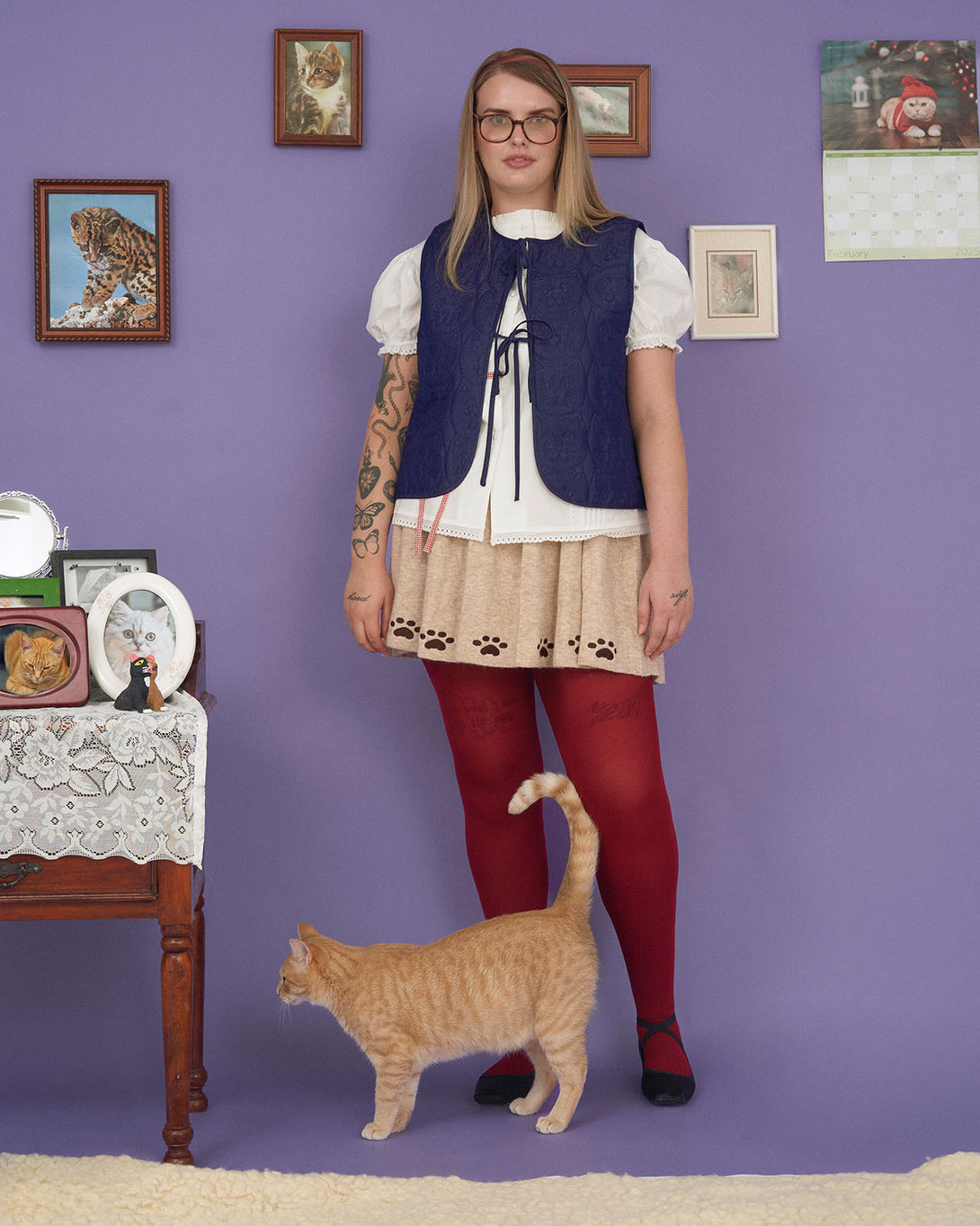 The Nine Lives Vest Front View Full – Kina & Tam