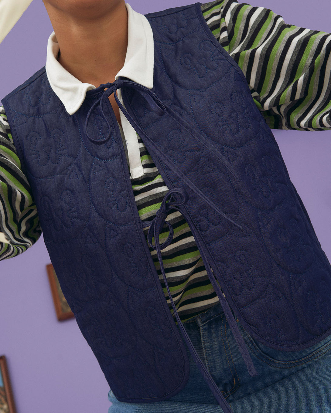 The Nine Lives Vest Front View Full  – Kina & Tam