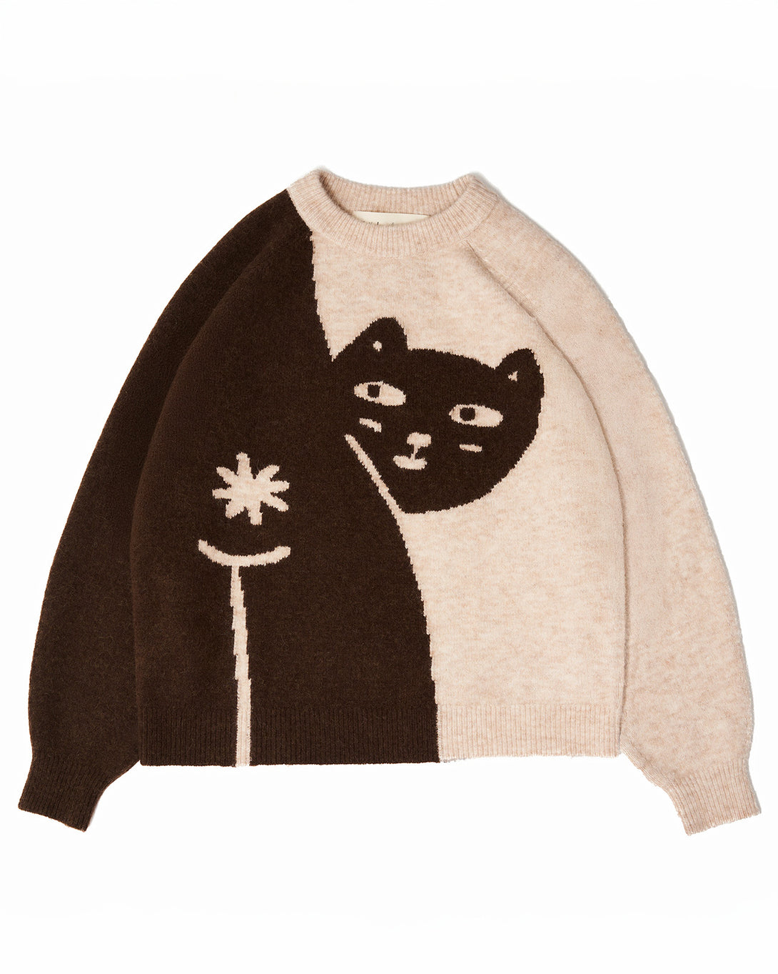 The Pardon Meow Sweater Full View  – Kina & Tam